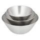 Sori Yanagi Stainless Steel Bowl Set 3 Pcs Set Large Made In Japan