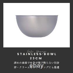 Sori Yanagi Stainless steel bowl designed based on the opinions of. Brand New