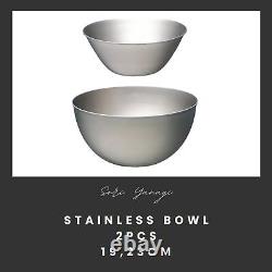 Sori Yanagi Stainless steel bowl designed based on the opinions of. Brand New