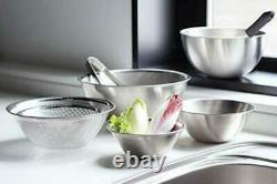 Sori Yanagi stainless bowl 5 pcs (13 16 19 23 27cm) w tracking free shipping