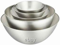 Sori Yanagi stainless bowl 5 pcs (13 16 19 23 27cm) w tracking free shipping