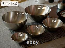 Sori Yanagi stainless bowl 5 pcs From Japan NEW