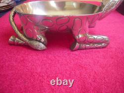 Stainless (Ollie The Giraffe) 10 CENTERPIECE BOWL FIGURINE EUC