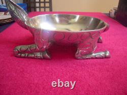 Stainless (Ollie The Giraffe) 10 CENTERPIECE BOWL FIGURINE EUC