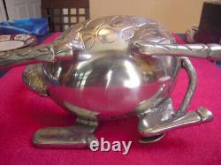 Stainless (Ollie The Giraffe) 10 CENTERPIECE BOWL FIGURINE EUC