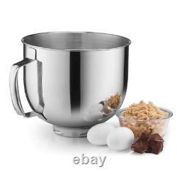 Stainless Steel Base Material Mixing Bowl For 5.5Qt Stand Mixer Minimalist Style