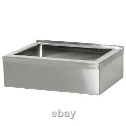 Stainless Steel Commercial UTILITY MOP FLOOR COMPARTMENT SINK BOWL 25 NSF List