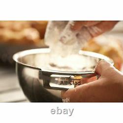 Stainless Steel Dishwasher Safe Mixing Bowls Set Kitchen Accessorie, 3-Piece