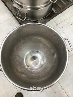 Stainless-Steel Mixing Bowl, Hobart 80qt. Mixer VML-80 Lot Of 12