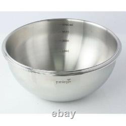 Stainless Steel Mixing Bowls Multipurpose with One Touch Airtight Lids, Set of 3