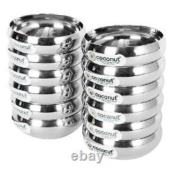 Stainless Steel Raspberry Bowl/Vati/Katori Set of 12 Capacity Each Bowl 200ML