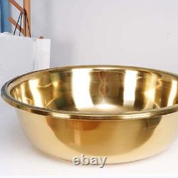 Stainless Steel Washing Basin Thickened Kitchen Bath Household Vegetable (gold)