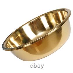 Stainless Steel Washing Basin Thickened Kitchen Bath Household Vegetable (gold)