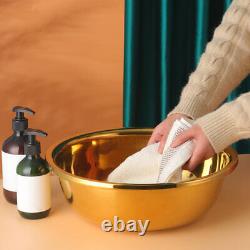 Stainless Steel Washing Basin Thickened Kitchen Bath Household Vegetable (gold)