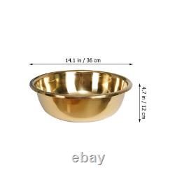 Stainless Steel Washing Basin Thickened Kitchen Bath Household Vegetable (gold)