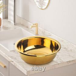 Stainless Steel Washing Basin Thickened Kitchen Bath Household Vegetable (gold)