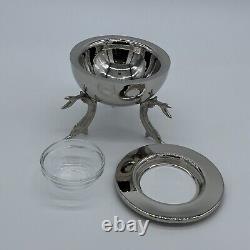 Sturgeon Double Wall Insulated Caviar Bowl With Glass Bowl Caviar Server