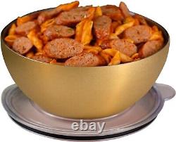 Stylish 3Q Insulated Bowl for Hot/Cold Food Perfect for Potlucks & Tailgates