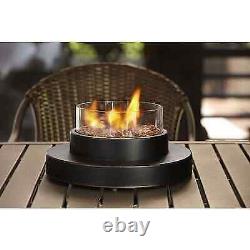 TABLE TOP PORTABLE Heater Patio Deck Gas Fireplace Fire Pit Propane Bowl Outdoor
