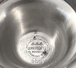 Ten Lundtofte Denmark Stainless Steel Ice Cream/ Sorbet Bowls