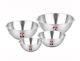 Thai Stainless Steel Zebra Brand Mixing Bowl Set 18-21-24 Cm Free 15 Cm (4pcs)