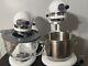 Two Kitchen Aid Mixing Bowls. Model K5ss. One Heavy Duty And One Classic