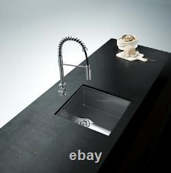 Under Mount Stainless Steel Handmade Bar Laundry Sink Single Bowl Modern