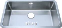 Undermount Brushed Stainless Steel Large 1.0 Single Bowl Kitchen Sink (04 bs)