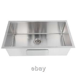 Undermount Single Bowl Kitchen Sink 304 Stainless Steel Topmount Kitchen Sink