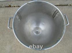 Used Stainless Steel 60 qt. Mixing Bowl for Hobart Mixers H600