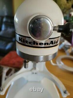 VINTAGE HOBART KITCHENAID Lift Stand Mixer Model K5-A USA bowl &3 attachments