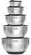Viking 10-piece Stainless Steel Mixing Prep And Serving Bowl Set Black