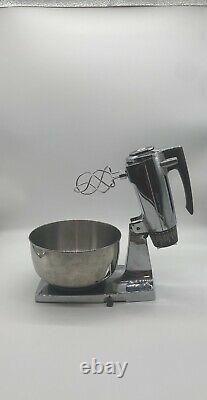 Vintage 1970s Sunbeam Deluxe Mixmaster 12-Speed Stand Mixer with Accessories