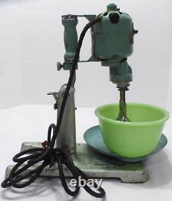 Vintage MAGIC MAID For Demonstration Only Mixer With Jadeite Bowl, Model, EX