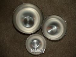 Vintage NOS USA Revere Ware Stainless Steel Mixing Bowl Set No. 943 NEW Pre 68