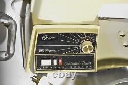 Vintage Oster Regency Kitchen Center Set Mixer, Blender, Slicer, Meat Grinder