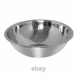 Vogue Stainless Steel Mixing Bowl Easy to Clean and Stackable 4.8L