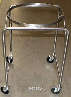 Vollrath 79001 Stainless Steel Mobile Mixing Bowl Stand for 30 Qt. Bowl