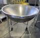 Vollrath 80-quart Mixing Bowl With Stainless-steel Mobile Dolly-79818 Rolls Smooth