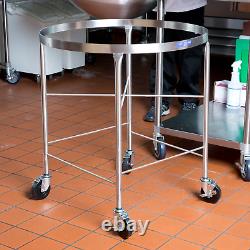 Vollrath Stainless Steel Mobile Mixing Bowl Stand for 80 Qt. Bowl