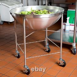 Vollrath Stainless Steel Mobile Mixing Bowl Stand for 80 Qt. Bowl