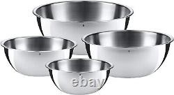 WMF Bol Gourmet Set Of 4 Bowls Mix (16, 18, 22, 9 3/8in), Steel