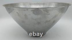 WMF CROMARGAN GERMANY Solid Deep Bowl 5 1/2 H x 11 Dia Vintage Unique Design