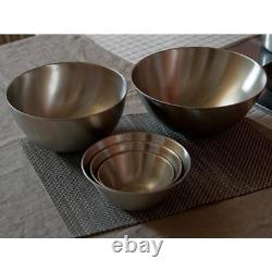 Yanagi Sori Stainless Bowl 5pcs 13/16/19/23/27cm Kitchen Tool Japan