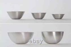 Yanagi Sori Stainless Bowl 5pcs 13/16/19/23/27cm Kitchen Tool Japan