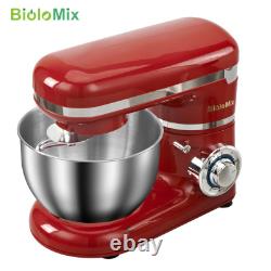 1200W 4L Bol en acier inoxydable 6 vitesses Mélangeur de cuisine sur pied pour aliments Crème fouettée œuf