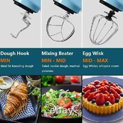 5 Quart Stand Dough Electric Food Mixer Tilt-head Avec Bol En Acier Inoxydable Nouveau