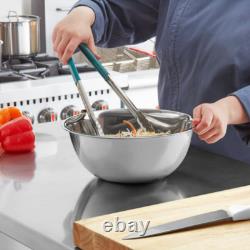 (6-Pack) Bol de mélange en acier inoxydable commercial standard lourd de 5 Qt 26Gauge