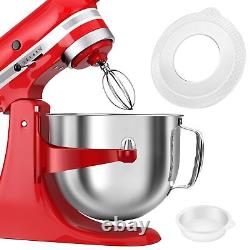 7QT Bol de mélange en acier inoxydable compatible avec les batteurs sur socle Kitchenaid, Kitch