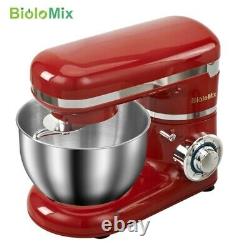 Biolomix 1200w 4l Bol En Acier Inoxydable 6-speed Kitchen Food Stand Mixer 50114